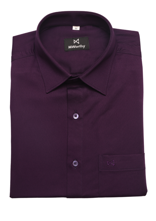 Buy Bamboo Fabric Premium Wine Color Shirts | MWorthy